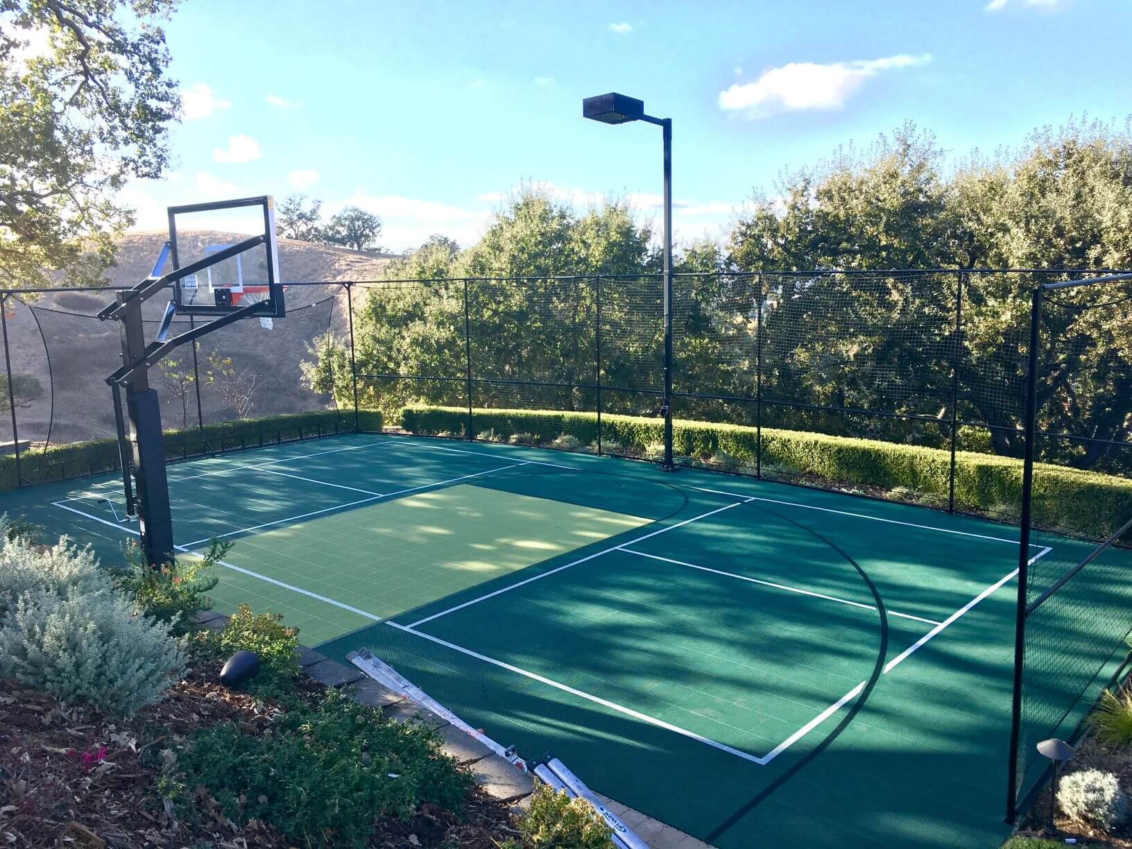 Backyard Sport Court Multi Game Outdoor Residential Allsport America