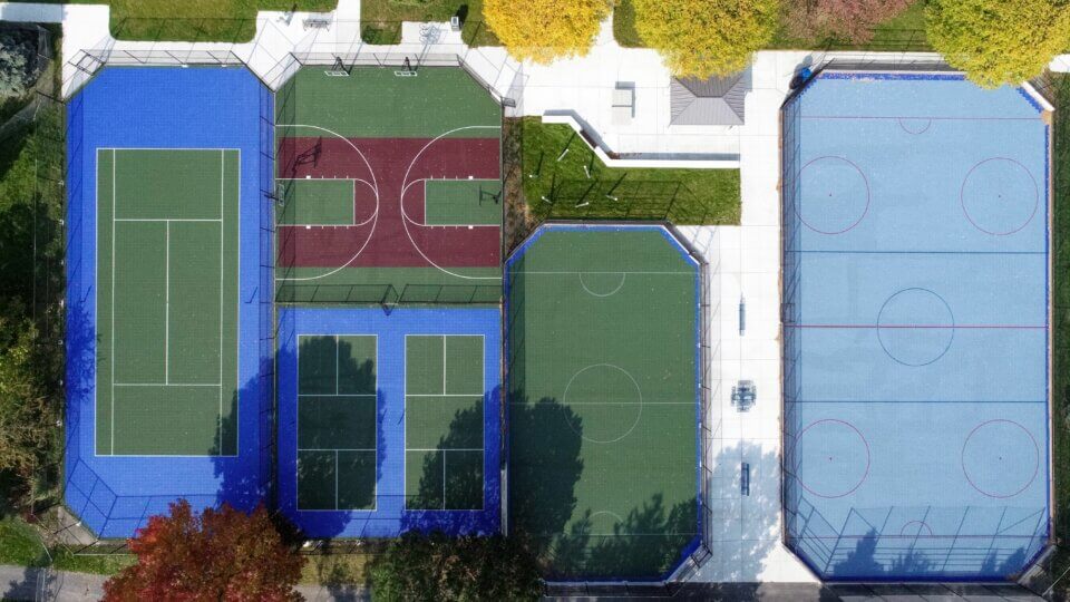 Outdoor Commercial Sport Court San Jose Basketball, Tennis, Pickleball and Roller Hockey Courts