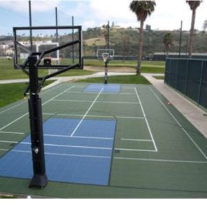 Commercial Outdoor Sport Court Basketball and Tennis Court