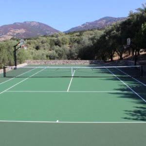 Backyard Residential Tennis Court Nova Pro Bounce