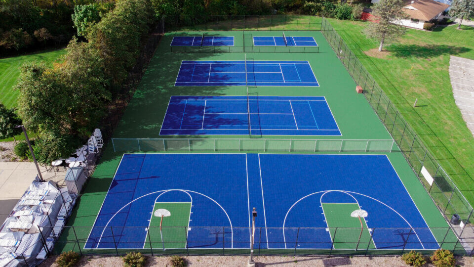 Parks and Recreation Public Basketball and Tennis Courts Sacramento
