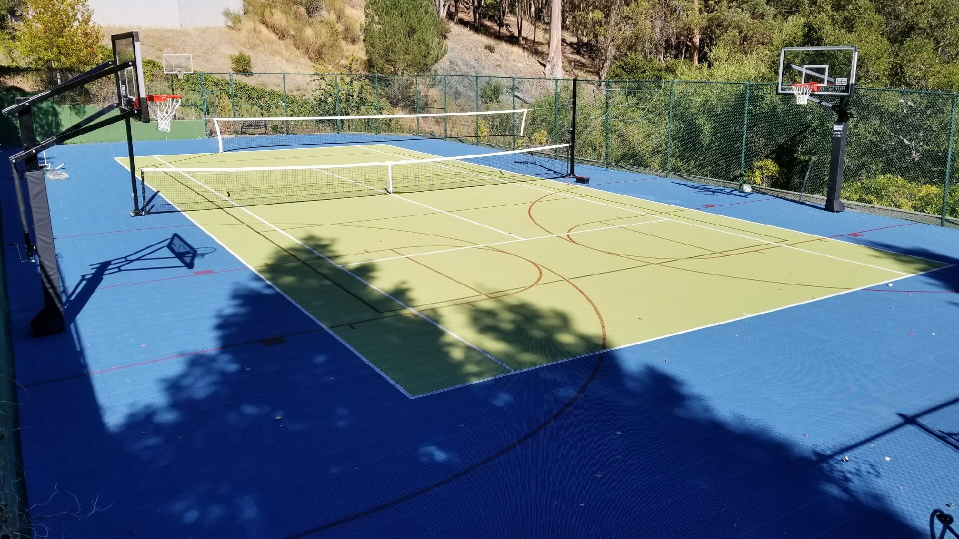 Backyard Sport Court Multi-Game, Outdoor Residential