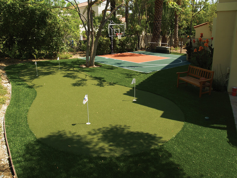 Custom Backyard Putting Green | Residential Backyard Golf | AllSport America