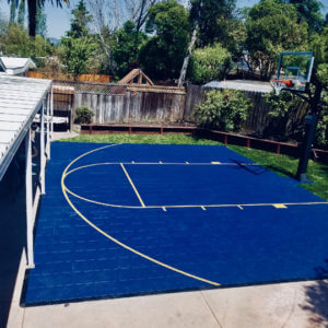 Backyard Basketball Court Sport Court