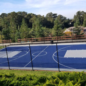 Outdoor Commercial Basketball Court, Sport Court | Homeowners Association in San Francisco Bay Area | AllSport America
