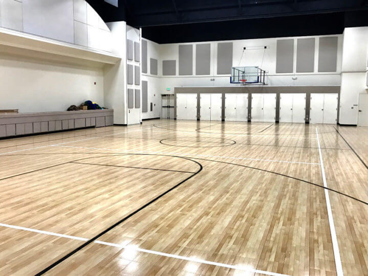 Indoor Gymnasium Sport Court Response HG Maple Select Flooring | Athletic Surfacing Commercial | AllSport America