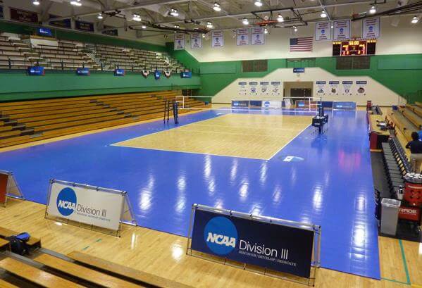 Gymnasium Flooring Indoor Sport Court Performance Surfaces NCAA Volleyball Championships Division 1. AllSport America